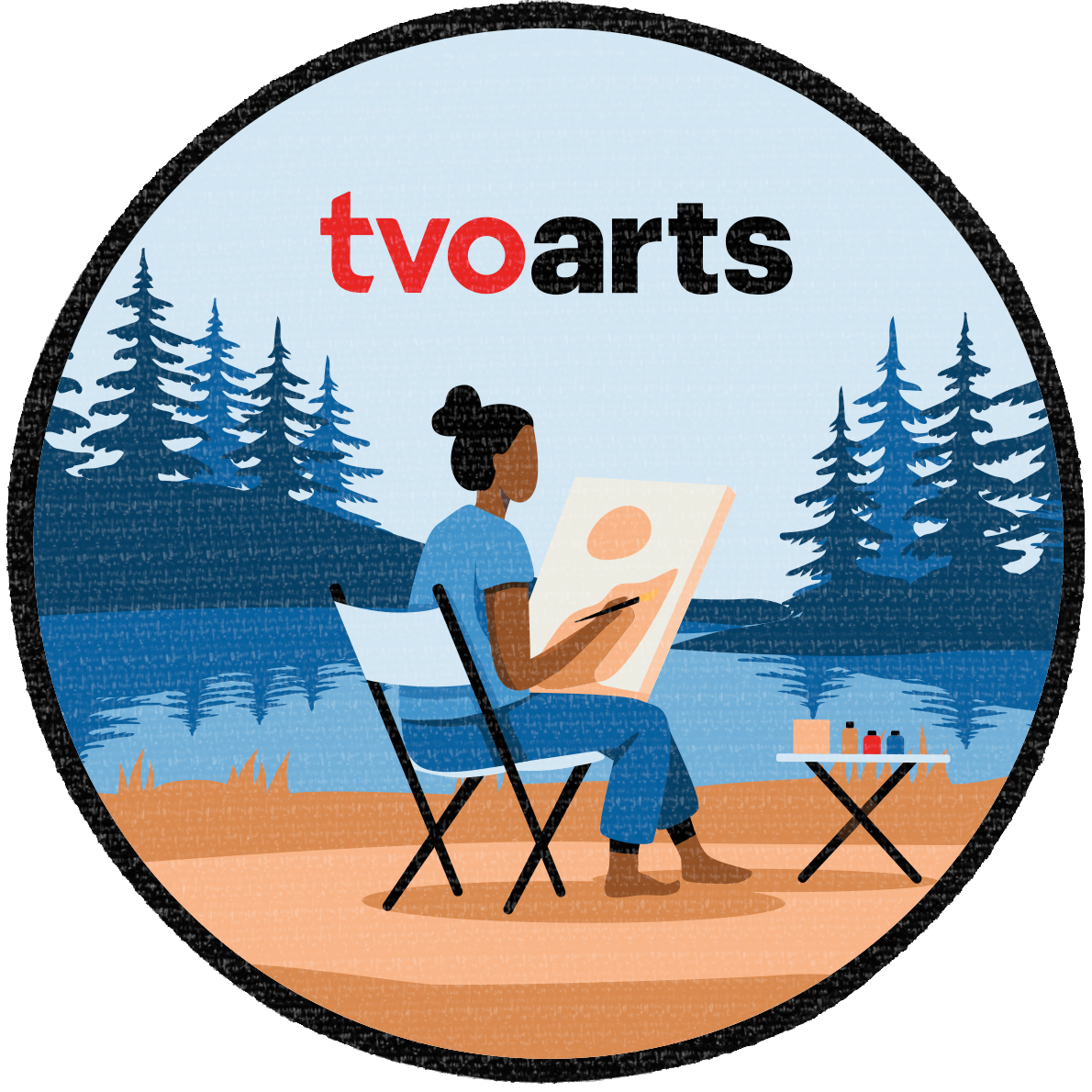 TVO Arts embroidered patch premium